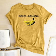 Cargar imagen en el visor de la galería, Dolce & Banana Short Sleeve Graphic T shirt