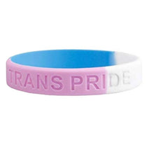 Cargar imagen en el visor de la galería, Unisex LGBT Rainbow LGBT Pride Silicone Rubber Bracelet
