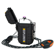 Cargar imagen en el visor de la galería, New Waterproof Dual Arc USB Electronic Lighter
