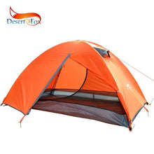 Cargar imagen en el visor de la galería, Desert&amp;Fox Camping Backpacking Tent 2 Person Double Layer Waterproof
