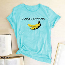 Cargar imagen en el visor de la galería, Dolce &amp; Banana Short Sleeve Graphic T shirt
