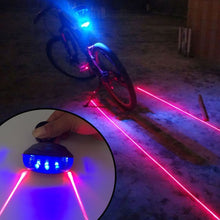 Load image into Gallery viewer, LED Bicycle Laser Lights
